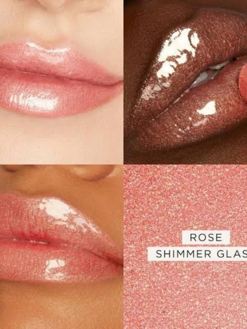 BNIB tarte MARACUJA JUICY LIP PLUMP ROSE SHIMMER GLASS